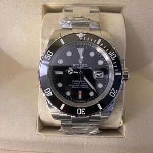 Rolex Submariner Black Dial Silver Bracelet